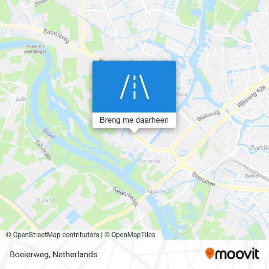 Boeierweg kaart