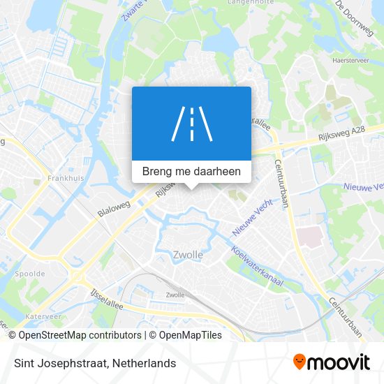 Sint Josephstraat kaart