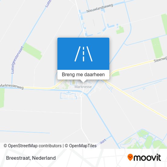 Breestraat kaart