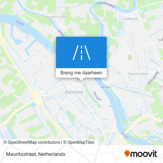 Mauritsstraat kaart