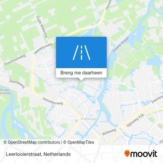 Leerlooierstraat kaart