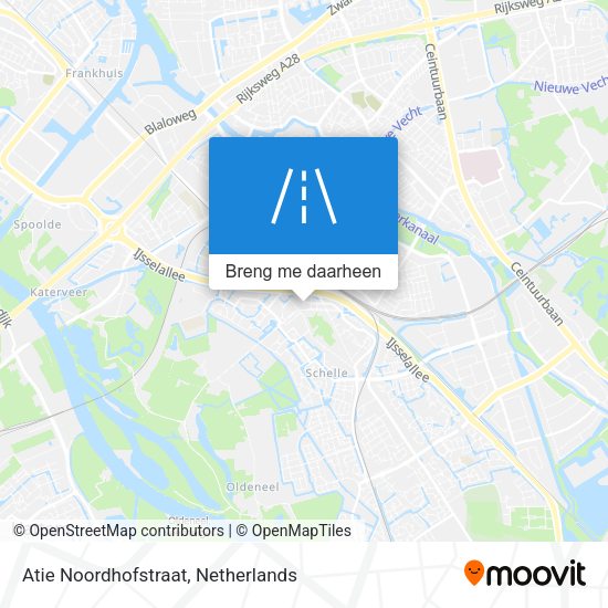 Atie Noordhofstraat kaart