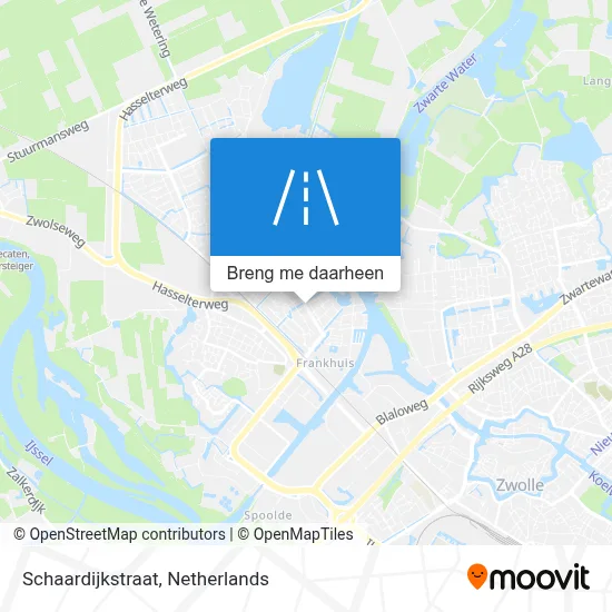 Schaardijkstraat kaart