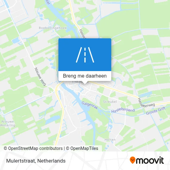 Mulertstraat kaart