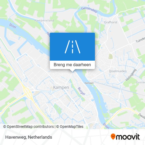 Havenweg kaart