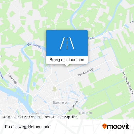 Parallelweg kaart