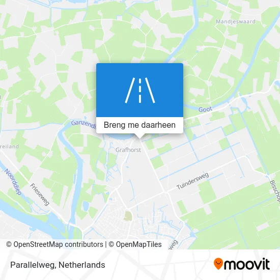 Parallelweg kaart