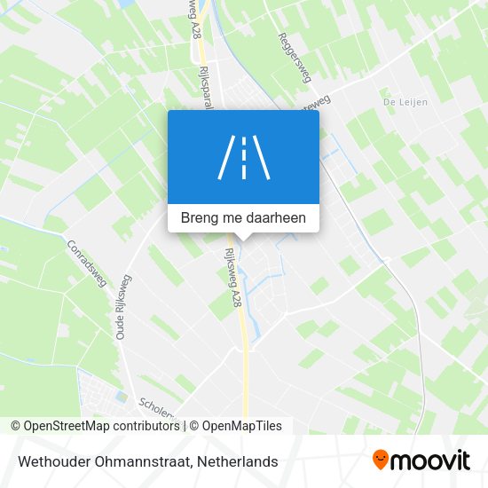 Wethouder Ohmannstraat kaart