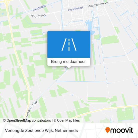 Verlengde Zestiende Wijk kaart