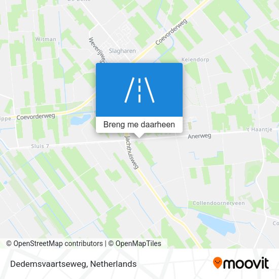 Dedemsvaartseweg kaart