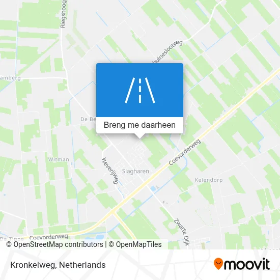 Kronkelweg kaart