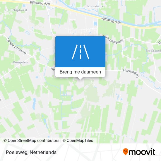 Poeleweg kaart