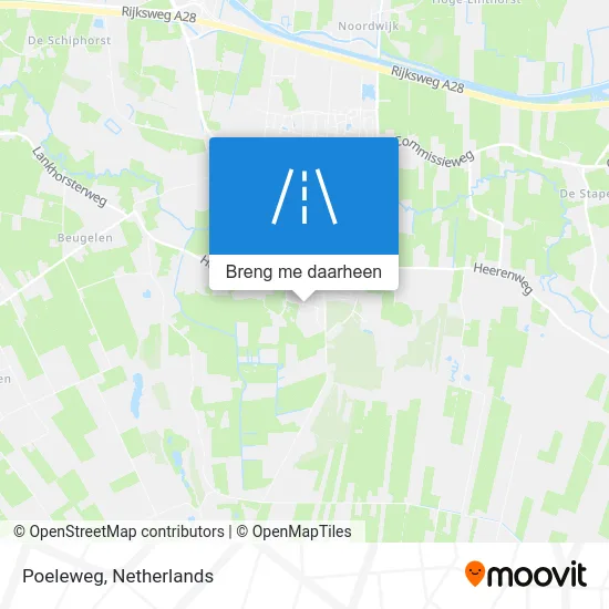 Poeleweg kaart