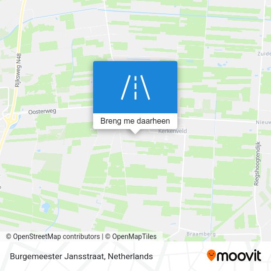 Burgemeester Jansstraat kaart