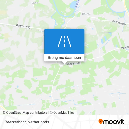 Beerzerhaar kaart