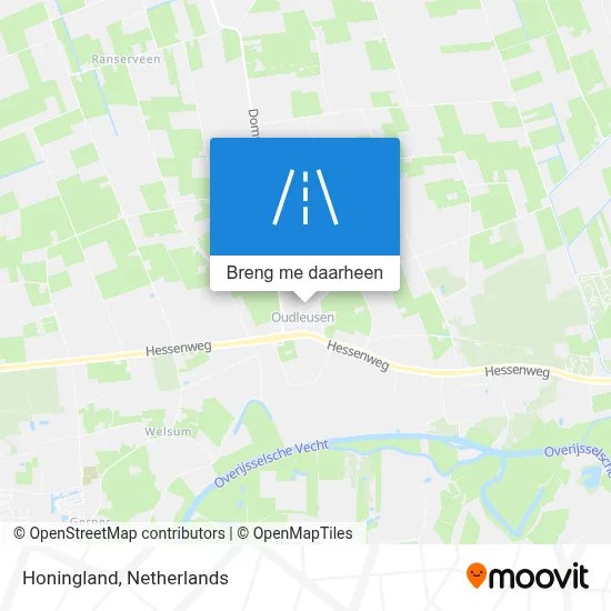 Honingland kaart