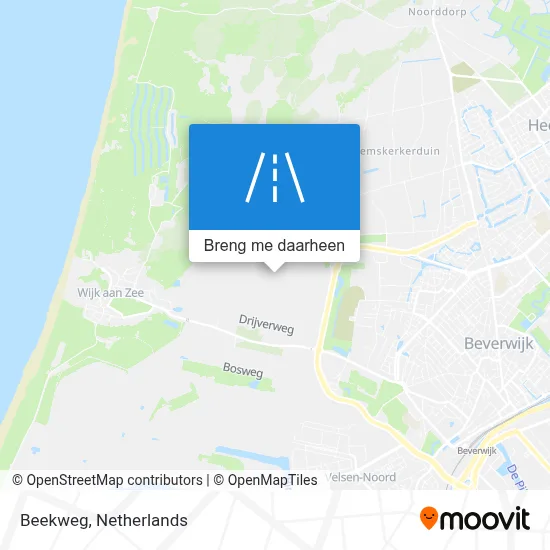 Beekweg kaart