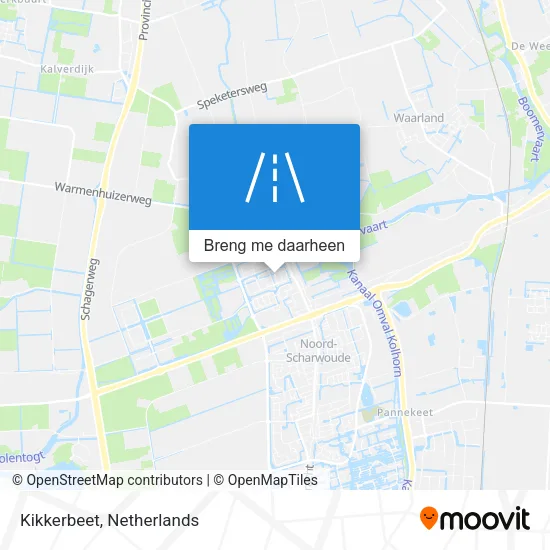 Kikkerbeet kaart