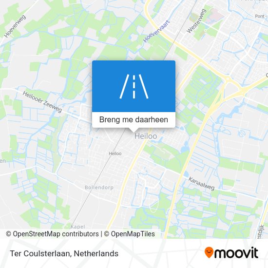 Ter Coulsterlaan kaart