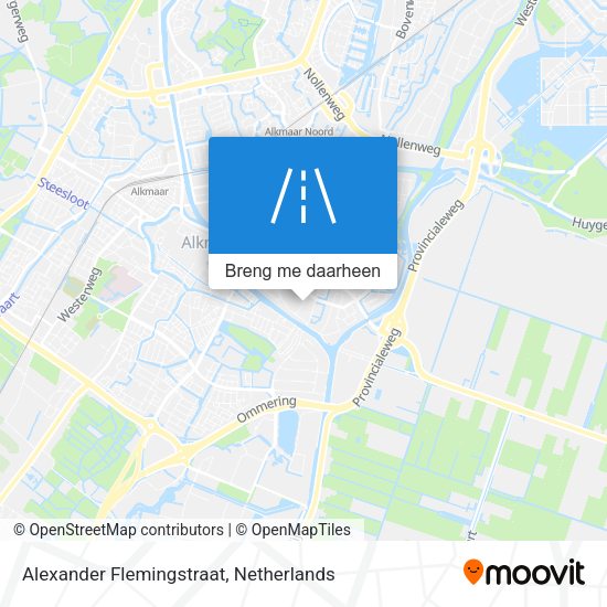 Alexander Flemingstraat kaart