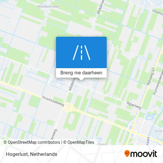 Hogerlust kaart