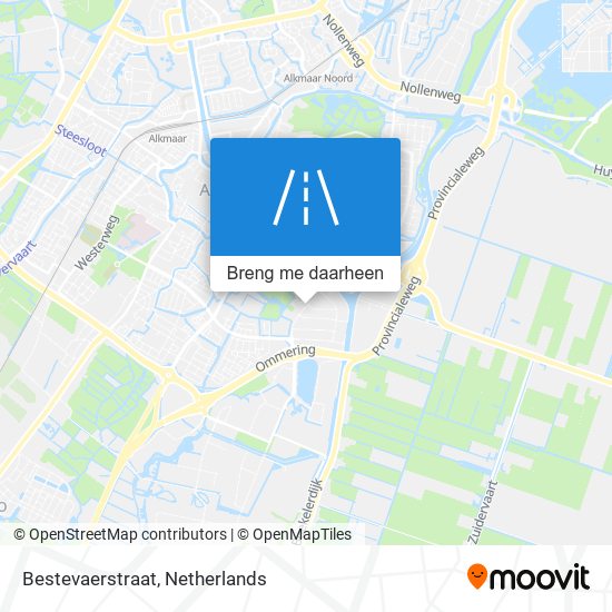 Bestevaerstraat kaart