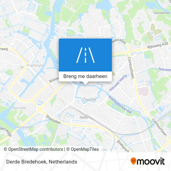 Derde Bredehoek kaart