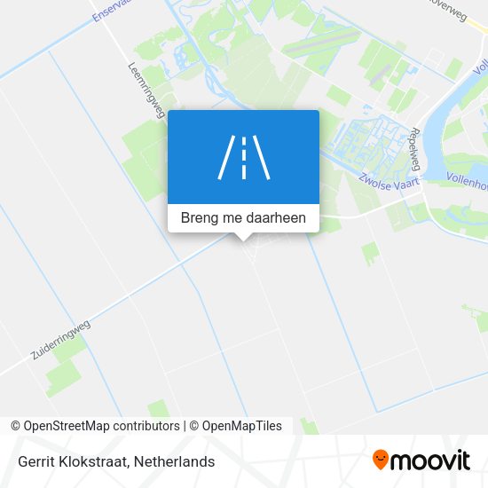 Gerrit Klokstraat kaart
