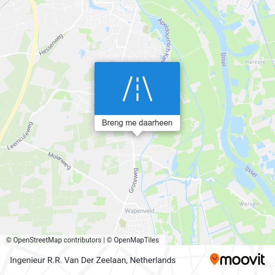 Ingenieur R.R. Van Der Zeelaan kaart