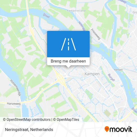 Neringstraat kaart