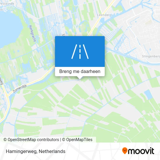 Hamingerweg kaart