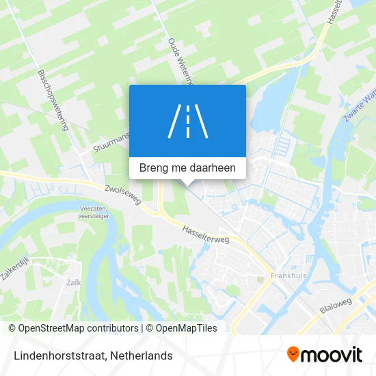 Lindenhorststraat kaart