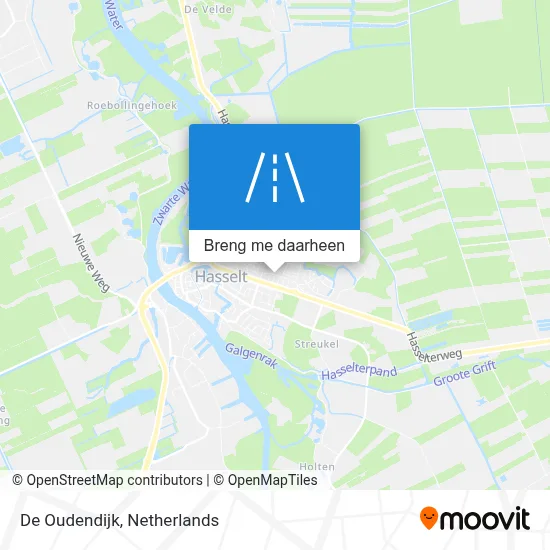 De Oudendijk kaart