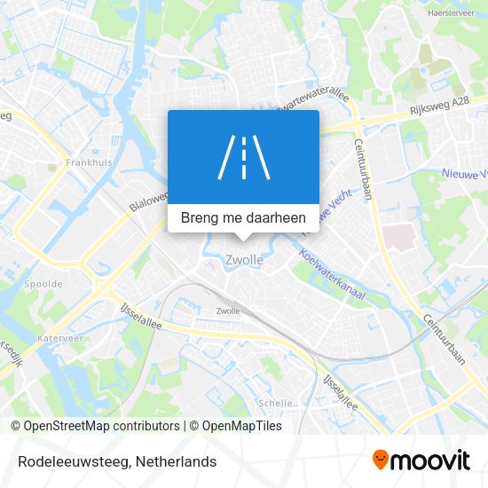 Rodeleeuwsteeg kaart