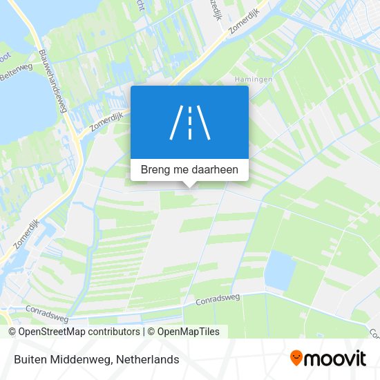 Buiten Middenweg kaart