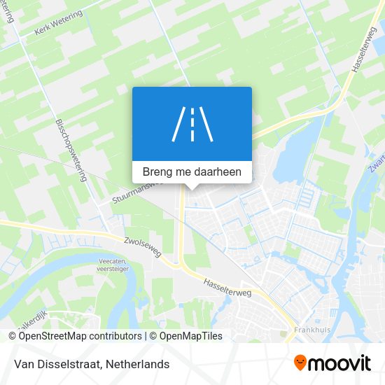 Van Disselstraat kaart