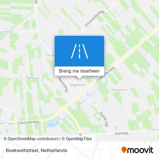 Boekweitstraat kaart