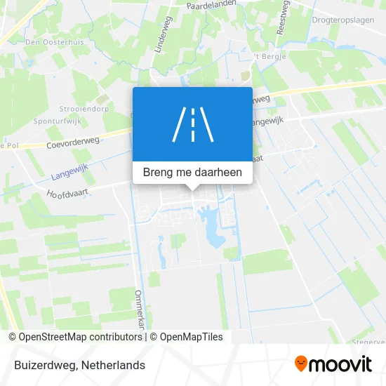 Buizerdweg kaart