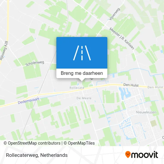 Rollecaterweg kaart