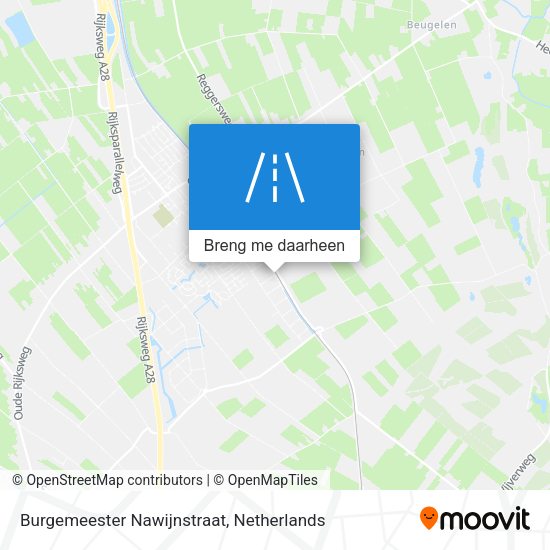 Burgemeester Nawijnstraat kaart