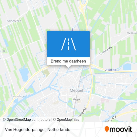 Van Hogendorpsingel kaart