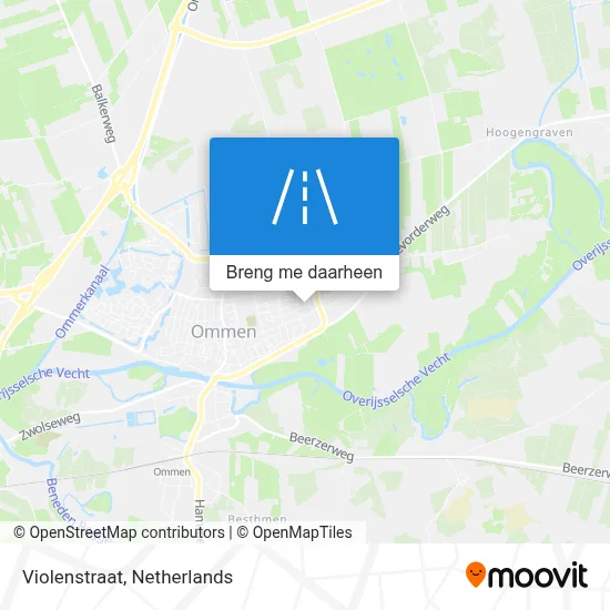 Violenstraat kaart