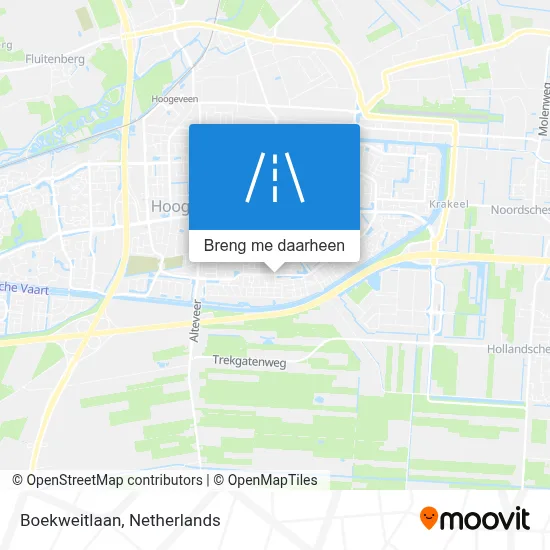 Boekweitlaan kaart