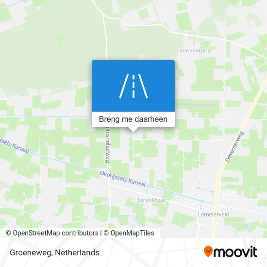 Groeneweg kaart