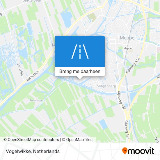 Vogelwikke kaart