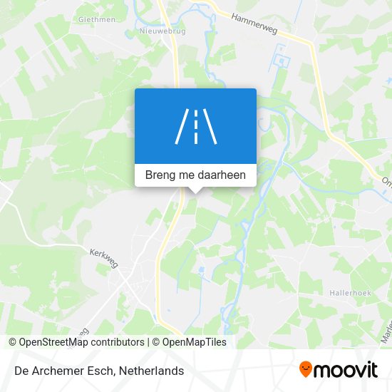 De Archemer Esch kaart