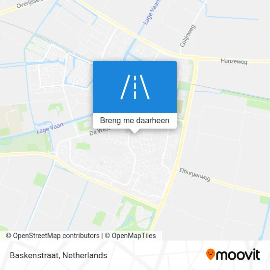 Baskenstraat kaart