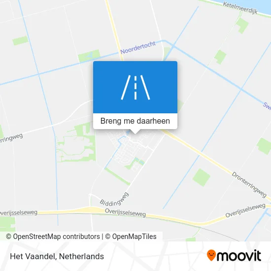Het Vaandel kaart