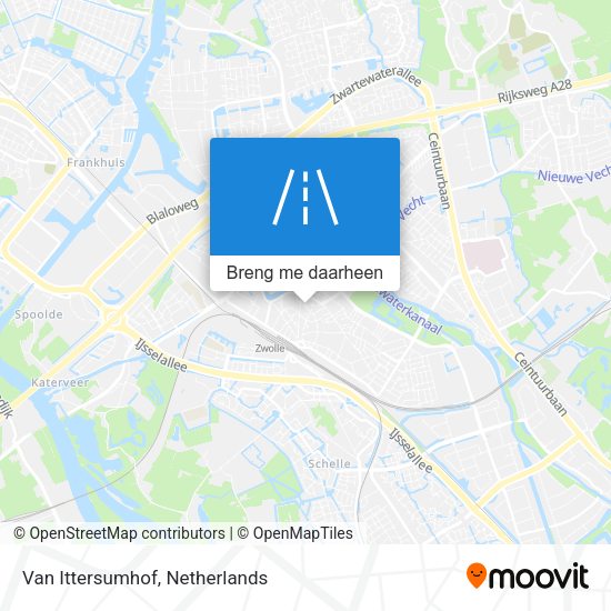 Van Ittersumhof kaart