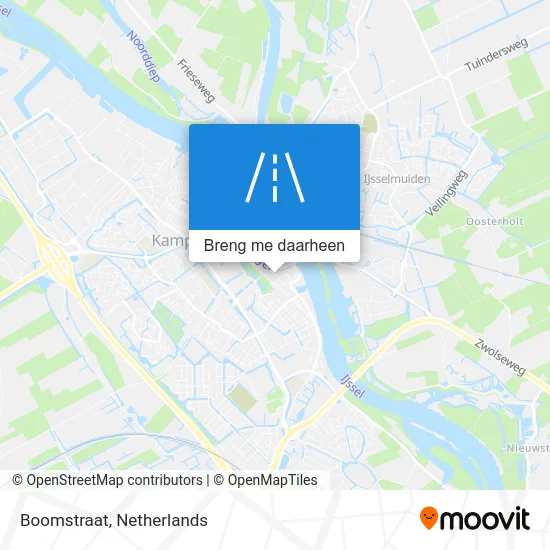 Boomstraat kaart